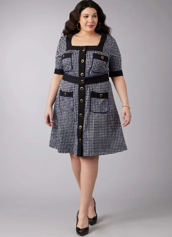 Refresh your wardrobe with stylish women’s outfits   McCalls Knit Dress M8435