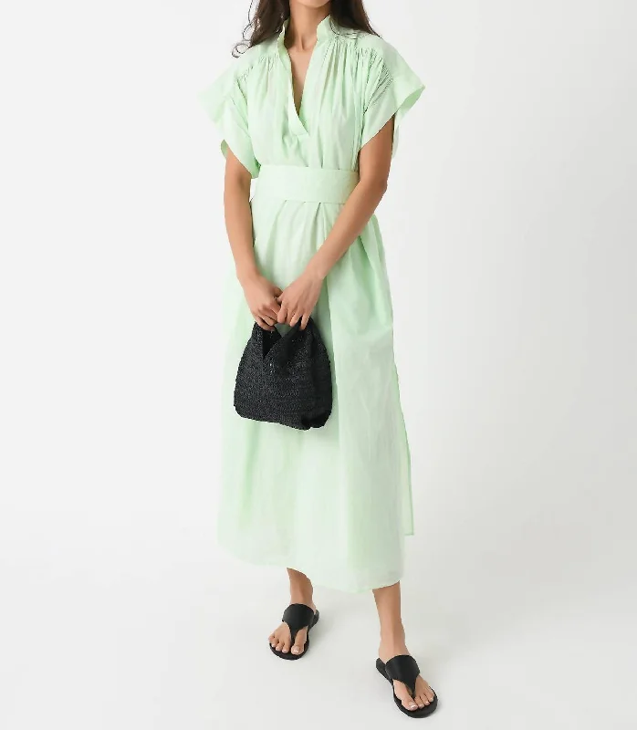 Casual outfits that elevate your style   Cyndie Dress In Pistache