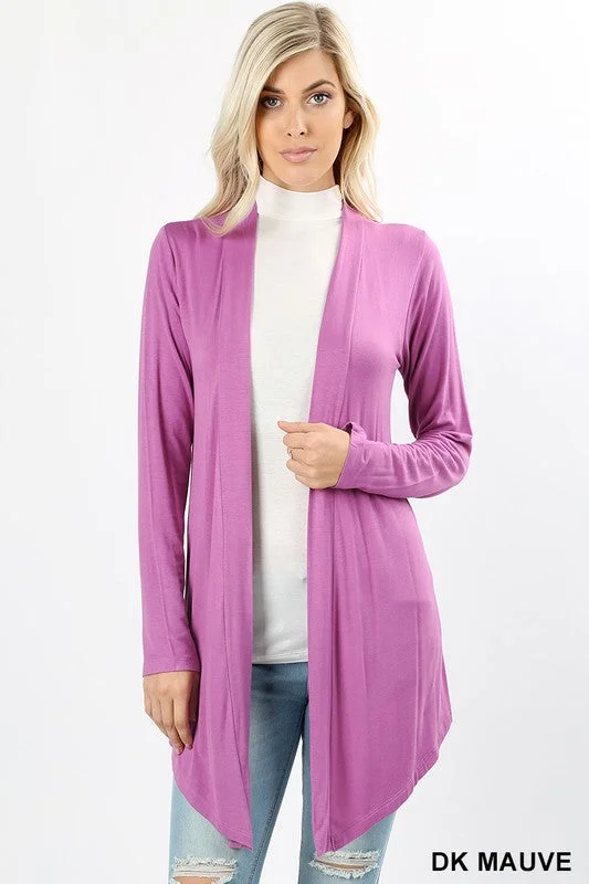 Dress to impress with elegant women’s wear   Drape Cardigan (Mauve)